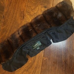 Vintage Ralph Lauren Collar Strip Brown